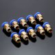 thumbnail image 2 of Conector de montaje recto neumático 10PCS PC4-01 1.75mm o tubo neumático PC6-01 de 3.0 mm para un tubo de impresora 3D de 4 mm o 6 mm de reprap, 2 of 6