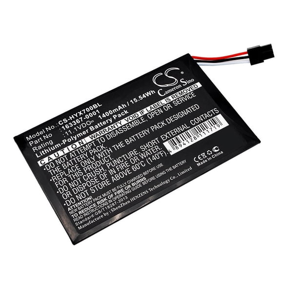 1400mAh Honeywell 163367-0001 Battery for TX700 TX800
