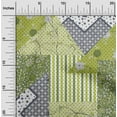 thumbnail image 2 of oneOone Rayon Green Fabric Floral With Dot Mix Quilting Supplies Print Sewing Fabric By The Yard 56 Inch Wide, 2 of 4