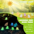 thumbnail image 5 of 20Pcs Resin Mini Frogs Cute Glow in The Dark Frog Miniature Figurines Animals Model Fairy Garden Miniature Moss Landscape DIY Crafts Ornament Accessories for Home Décor, 5 of 9