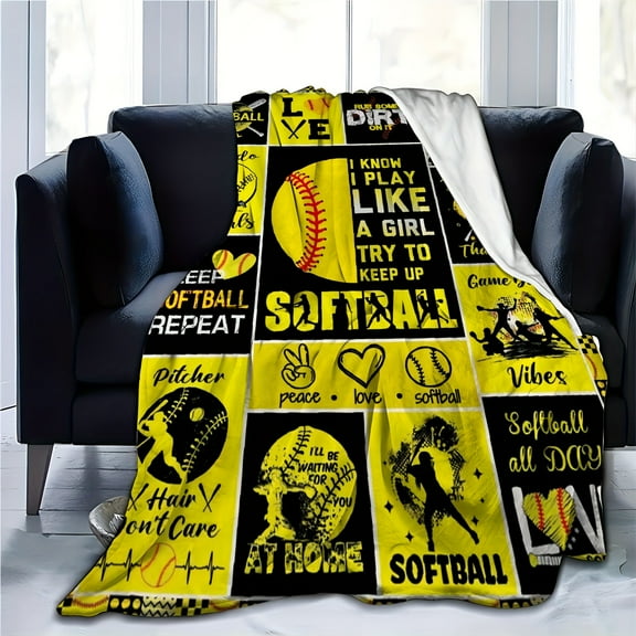 1pc Soft & Cozy Flannel Blanket - Multi-Purpose Gift for Friends, Family & Self, Perfect for Couch, Sofa, Office, Bed, Camping & Travel, All-Season Use