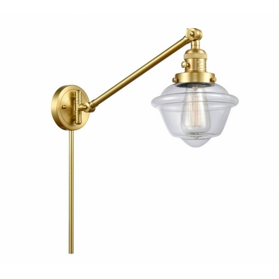 Innovations Lighting - Oxford - 1 Light Swing Arm Wall Sconce In Traditional