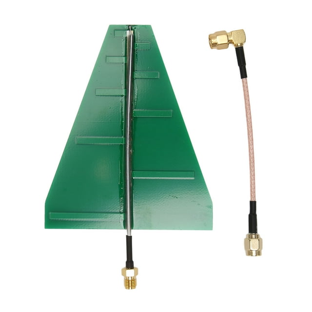 Antena de banda ultra ancha UWB de registro periódico de 1,35 GHz a 9,5 GHz, 15 W, 5-6 dB, con cable adaptador