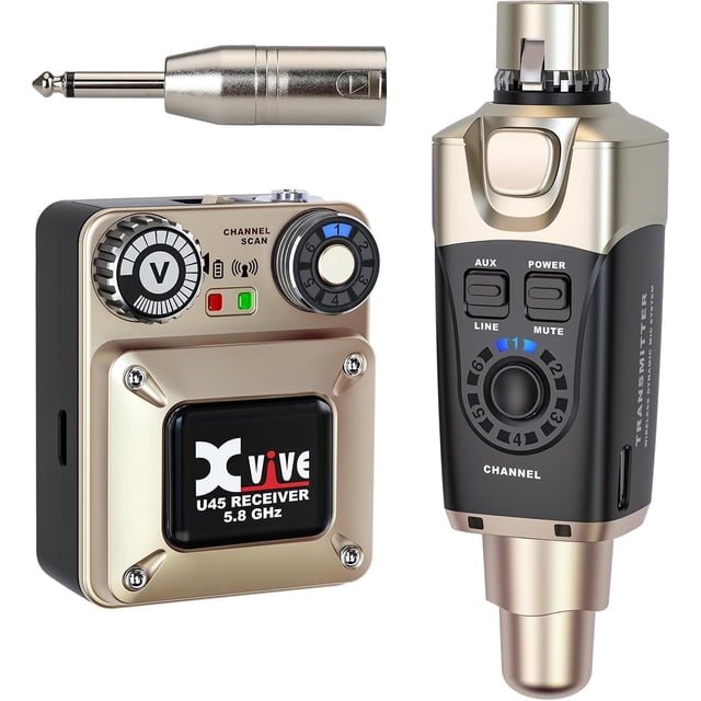 Sistema inalámbrico de monitorización intraural Xvive U45 5.8GHz IEM