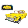 thumbnail image 1 of 1955 Chevrolet Bel Air Convertible Soft Top Red 1/18 Diecast Car Model by Motormax, 1 of 1