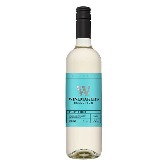 Winemakers Selection Pinot Grigio, White Wine, 750ml