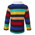 thumbnail image 2 of Polo Rugby à Manches Longues Rayé en Coton pour Garçons - Multicolore - Taille 18, 2 of 3