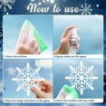 thumbnail image 4 of 155 Pcs White Snowflakes Window Clings for Glass Windows - 8 Sheets Christmas Window Decal Stickers for Home Office Shop Classroom Indoor for Xmas Holiday Winter Wonderland Frozen Themed Party, 4 of 6