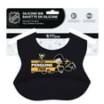 thumbnail image 3 of BabyFanatic Officially Licensed Unisex Silicone Baby Bib - NHL Pittsburgh Penguins, 3 of 3