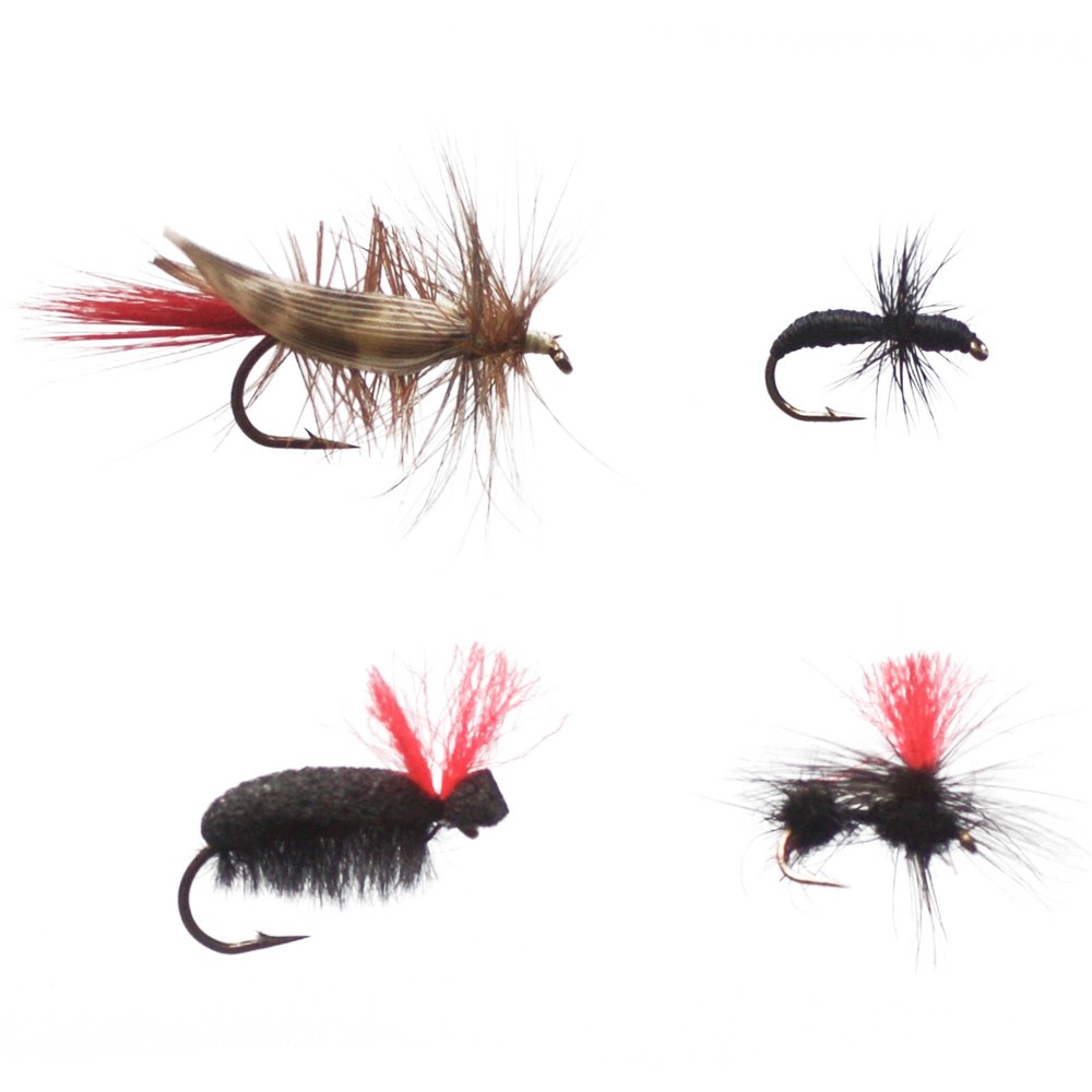 Cortland Line Co. Terrestrial Dry Fly Assortment, 4 Count