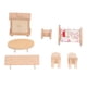 thumbnail image 4 of Dollhouse Wooden Bedroom Furniture Set, Exquisite Lightweight Miniature Furniture Model Durable Simulation For Dollhouse ANGGREK No, 4 of 7