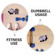 thumbnail image 3 of unbranded 1 Par Guantes De Entrenamiento Para Mujer Con Dedo Morado Antideslizantes Y Transpirables Para Gimnasio, 3 of 6