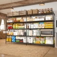 thumbnail image 6 of TrumanPick 72"W Adjustable Storage Shelves 76"H Wire Shelving Unit 5 Tier Garage Shelving Steel Shelf Heavy Duty Organizer Rack for Pantry Kitchen Basement, 16"D x 76", 6 of 9