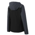 thumbnail image 6 of Port Authority Ladies Hooded Core Soft Shell Jacket-S (Black/ Battleship Grey), 6 of 6