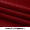 thumbnail image 5 of decorUhome Linen Rectangle Tablecloth 60x102 inch, Stain and Wrinkle Resistant Washable Table Cloth, Decorative Waterproof Fabric Table Cover for Dining Party, Red, 5 of 8