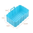 thumbnail image 3 of CSChome Plat à Cuisson Rectangulaire en Silicone Multi-Usage Chauffé Uniformément Étanche Facile à Nettoyer Silicone, 3 of 7