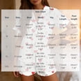 thumbnail image 4 of Bxsruta Women's 2 Piece Short Sleeve Button Front Pajama Set Collared Top Elastic Waist Shorts Soft Breathable Loose Fit Stretchy Lightweight Fabric Casual Loungewear Sleepwear, 4 of 7