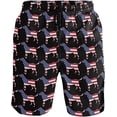 thumbnail image 1 of Men's Labrador-American Flag-Patriotic-Dog Quick Dry Swim Trunks with Pockets Beach Board Shorts Bathing Suits S-3XL, 1 of 7