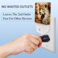 thumbnail image 3 of Leopard LED Square Night Light - Energy Efficient and Stylish Illumination for Bedrooms and Hallways - 200 Characters, 3 of 6