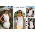 thumbnail image 6 of MOYIKO Tank Tops for Women Eyelet V Neck Trendy Sleeveless Tops Dressy Casual Flowy Summer Shirts Loose Fit, 6 of 7