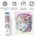 thumbnail image 2 of Diamond Dotz Bohemian Tiger Diamond Painting Kits for Adults - Diamond Art Kits a Relaxing Creative Craft Kit with Dotz Gems 20.1x16.1, 2 of 6