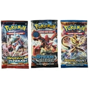 Pokemon Random Booster Cards, Pack of 3