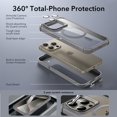 thumbnail image 3 of Funda ESR para iPhone 15 Pro con cristal templado gris transparente, 3 of 9