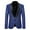 Dark Blue, variant on toraway Mens Suits Classic Fit Stretch Men'S Casual Fashion Suit Sequin Male Stage Personality Performance Emcee Sequin Solid Color Suit L