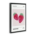thumbnail image 3 of Stupell Industries Intuition Phrase Strawberries Fashion Painting Black Floater Framed Canvas Art Print Wall Art, 17 x 25, 3 of 9