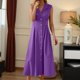 thumbnail image 2 of Vestido informal para mujer: largo con botones, versátil, atuendo de verano, fácil de cuidar, 2 of 6