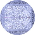 thumbnail image 1 of Ahgly Company Indoor Round Persian Blue Traditional Area Rugs, 7' Round, 1 of 4