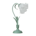 thumbnail image 6 of Table Lamp Flower Lily Shaped Glass Green Desk Light  Decor Atmosphere Light, 6 of 12