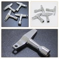 thumbnail image 4 of TEHAUX 4pcs Drum Keys Silver Aluminum Alloy Tuning Tools for Drums Performance, 4 of 8
