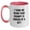 White/Pink, variant on Grampy's Birthday Unique Gifts from Men to Grampy - Funny Two Tone Coffee Mug with I Think Me Being Your Grampy Is Enough Of A Gift Quote, Gifts for Grampy, Birthday Unique Gifts, Grampy Coffee Mug