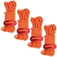 thumbnail image 1 of 4 Sets of Camping Tent Ropes Reflective Canopy Ropes Tent Fixing Ropes Camping Supplies with Buckle, 1 of 9