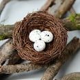 thumbnail image 6 of YOHAVEN Birdhouse Simulation Décor, Natural Rattan Hanging Ornament for Home & Garden, Perfect for Wedding, Christmas, and Party Décor, Charming Bird’s Nest for Indoor & Outdoor Display, 6 of 8