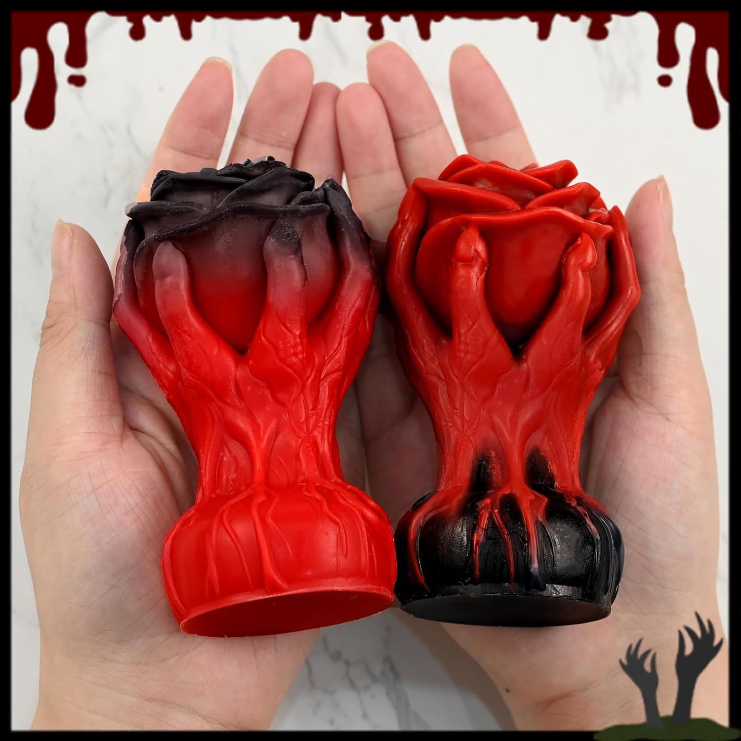 3D Skull Silicone Mold for Resin Candle Soap and Whiskey Ice Making