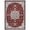 Red, variant on World Rug Gallery Traditional Medallion Area Rug - BLUE 2'x7'