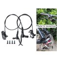 thumbnail image 4 of Freno de disco áulico de bicicleta de aleación de aluminio Freno de ón de aceite de bicicleta para bicicleta al aire libre L Trasero R Delantero Negro Soledad Freno de disco de bicicleta, 4 of 10
