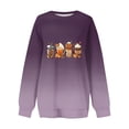 thumbnail image 6 of Futezty Womens Halloween Pumpkin Sweatshirts Fall Iced Coffee Lover Shirt Long Sleeve Pullover Tops Clothes, 6 of 8