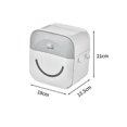 thumbnail image 5 of Gris impermeable soporte para papel de cocina soporte de papel higiénico Portarrollos de papel higiénico caja de tubo caja de almacenamiento para inodoro, 5 of 5