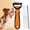 Orange, variant on Dematting Comb for Dogs and Cats, Undercoat Rake Pet Brush for Long Hair, Deshedding Dog Brush Removes Tangles Knots and Loose Fur, Grooming Tool for Thick Coats (Blue L)
