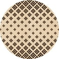 thumbnail image 1 of Ahgly Company Machine Washable Indoor Round Transitional Saddle Brown Area Rugs, 6' Round, 1 of 7