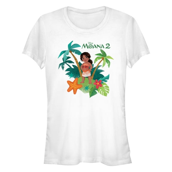 Junior's Moana 2 Simea Portrait Graphic T-Shirt