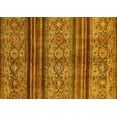 thumbnail image 1 of Ahgly Company Indoor Rectangle Abstract Yellow Modern Area Rugs, 2' x 5', 1 of 4