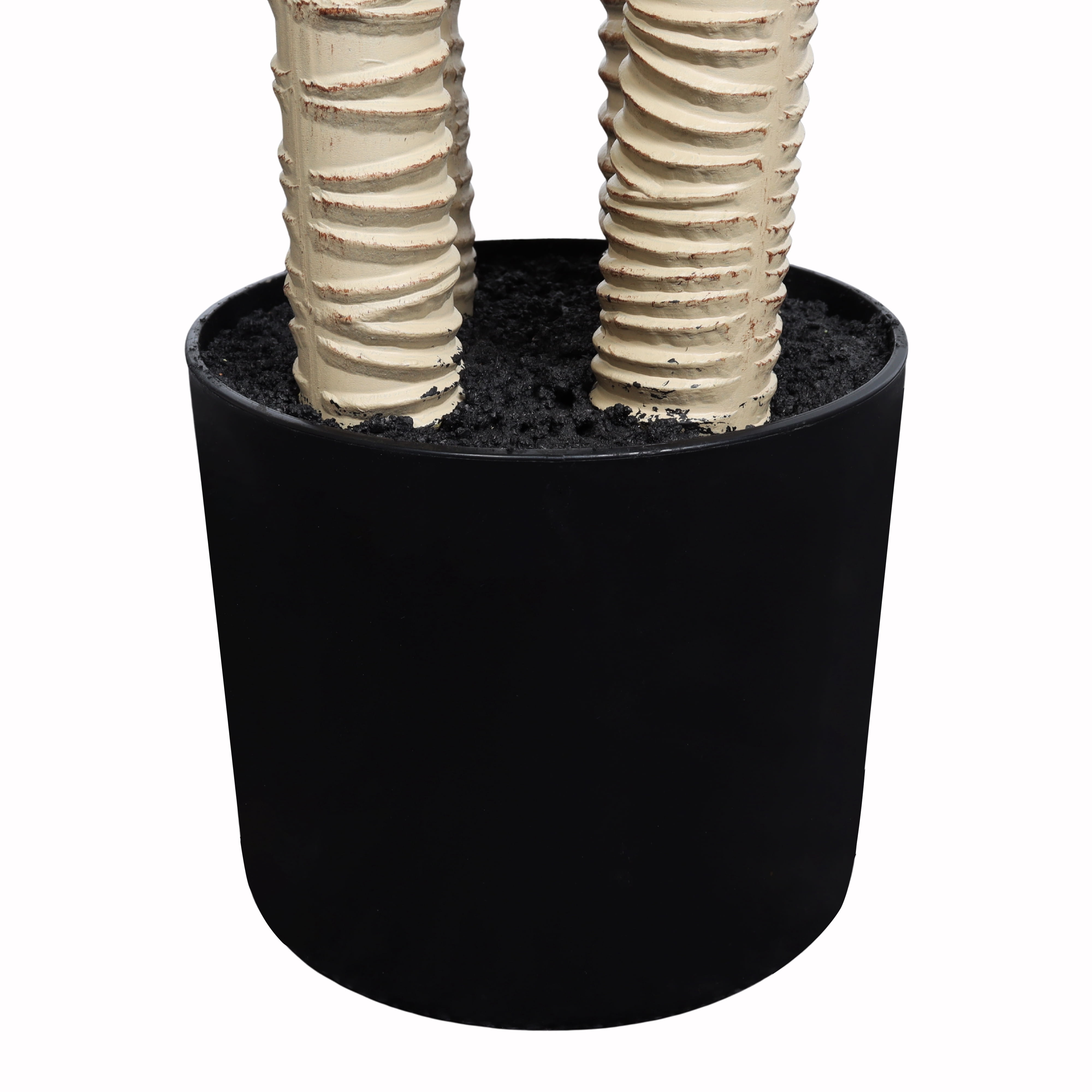 6FT Artificial Dracaena Tree with Black Plastic Pot,Faux Plants Indoor Outdoor Decor,Silk Plants for Home Decor Office