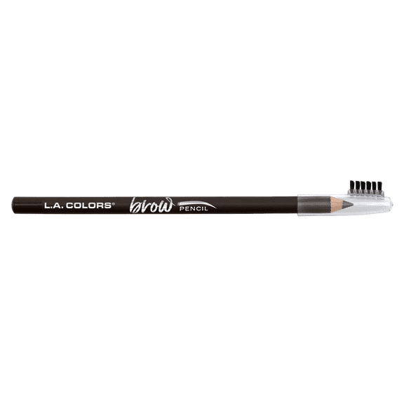 L.A. COLORS On Point Brow Pencil with Cap, Chocolate, 0.06 fl oz