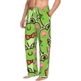 thumbnail image 2 of Disketp Cute Green Frog Men'S Pajama Pants - Ultra Soft Fleece Sleep And Lounge Pants (Size: S-Xxl), 2 of 9