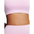 thumbnail image 6 of PISONIC Women's Sports Bra with Six String Back, Medium Support, Crew Neck, Non-Removable Padding, Knit Fabric, Casual Wear, Medium Stretch, for Exercise, Training, Running, Yoga, Crop Vest, 6 of 11