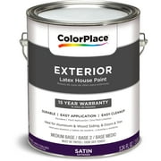 ColorPlace Exterior Satin Medium Base Paint, 1 gal